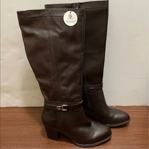 New Giani Bernini Womens Rozario Almond Toe Mid-Calf Fashion Boots